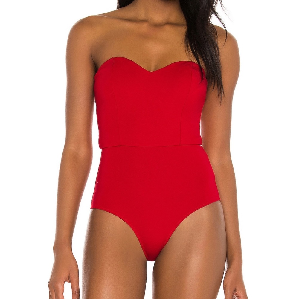 NBD Red bodysuit *Never worn twice